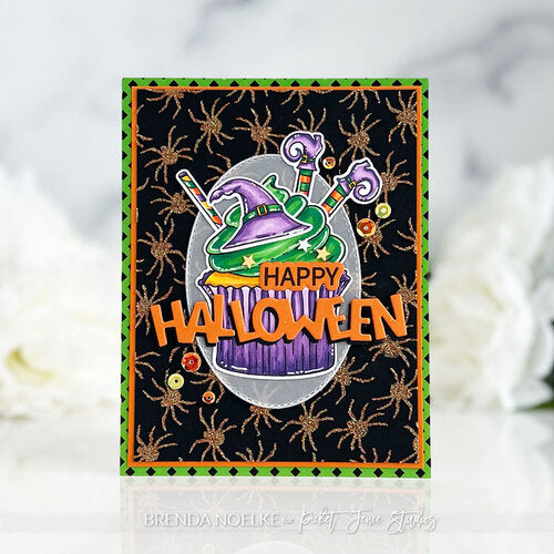 Picket Fence Studios - Paper Glaze - Luxe - Haunted Pumpkin Midnight