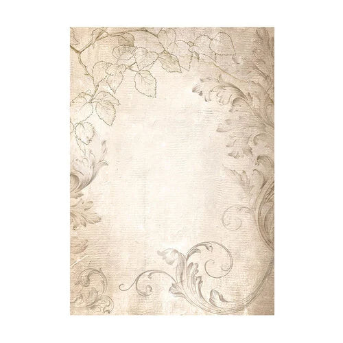 Stamperia - Golden Harmony Collection - A6 Rice Paper - Backgrounds - 8 Pack