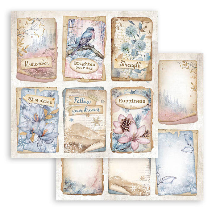 Stamperia - Dewdrops Collection - 12 x 12 Double Sided Paper - 6 Cards