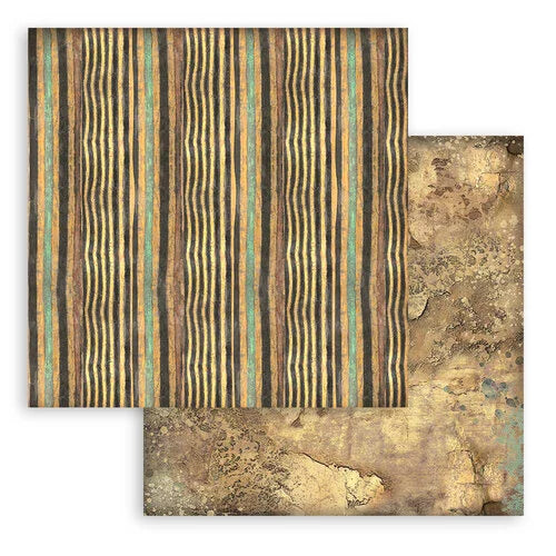 Stamperia - Fortune Collection - 12 x 12 Paper Pad - Backgrounds - Land of Pharaohs