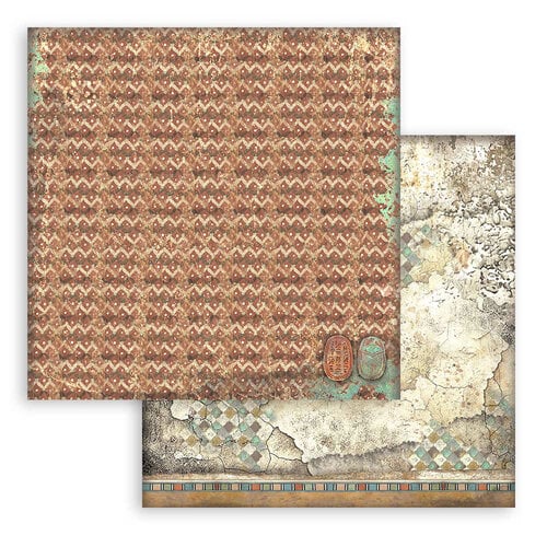 Stamperia - Fortune Collection - 12 x 12 Paper Pad - Backgrounds - Land of Pharaohs