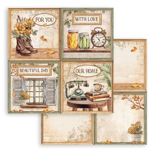 Stamperia - Golden Harmony Collection - 8 x 8 Paper Pad