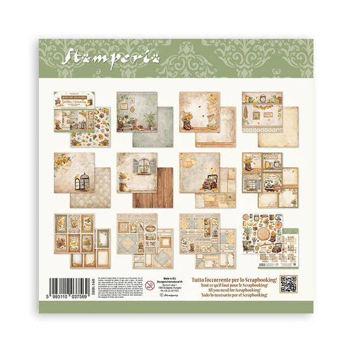 Stamperia - Golden Harmony Collection - 12 x 12 Paper Pad