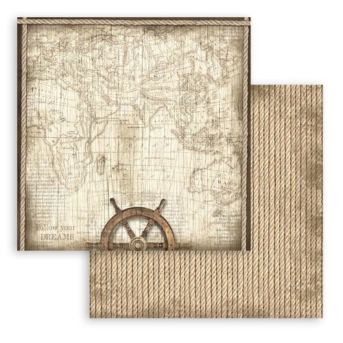 Stamperia - Sea Land Collection - 12 x 12 Paper Pad