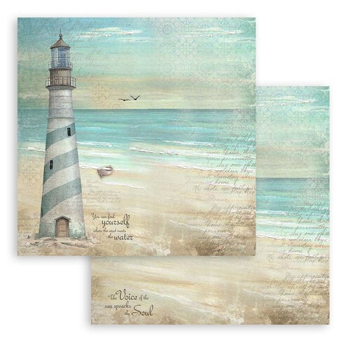 Stamperia - Sea Land Collection - 12 x 12 Paper Pad