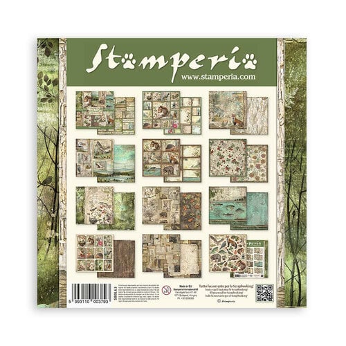 Stamperia - Forest Collection - 12 x 12 Paper Pad