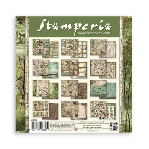 Stamperia - Forest Collection - 8 x 8 Paper Pad