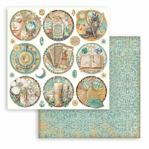 Stamperia - Fortune Collection - 8 x 8 Paper Pad