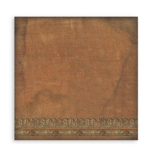 Stamperia - Fortune Collection - 8 x 8 Paper Pad - Backgrounds - Land of Pharaohs