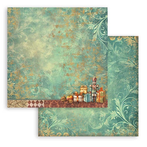 Stamperia - The Nutcracker Collection - 8 x 8 Paper Pad - Backgrounds