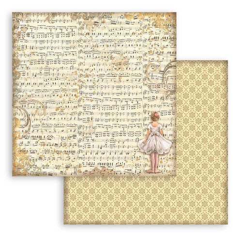 Stamperia - The Nutcracker Collection - 8 x 8 Paper Pad - Backgrounds