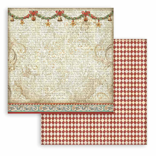 Stamperia - The Nutcracker Collection - 8 x 8 Paper Pad - Backgrounds