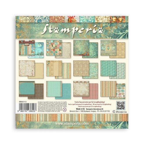 Stamperia - The Nutcracker Collection - 8 x 8 Paper Pad - Backgrounds