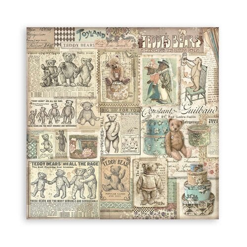 Stamperia - Brocante Antiques Collection - 12 x 12 Paper Pad - Single Face