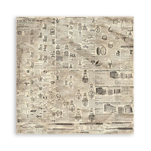 Stamperia - Brocante Antiques Collection - 12 x 12 Paper Pad - Single Face