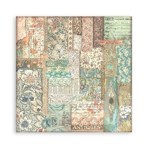 Stamperia - Brocante Antiques Collection - 12 x 12 Paper Pad - Single Face