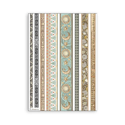 Stamperia - Fortune Collection - A5 Washi Pad - 8 Sheets