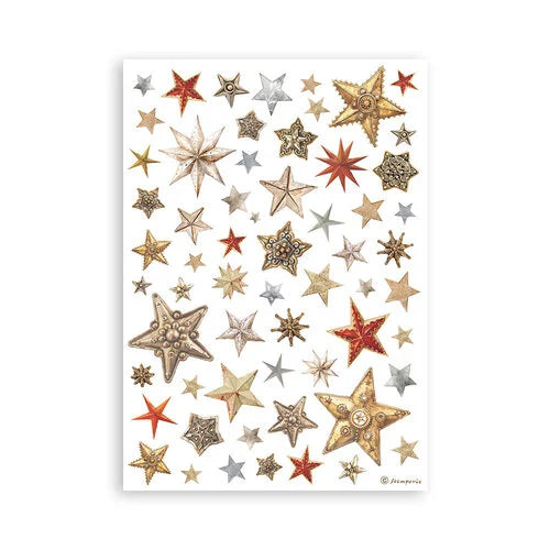 Stamperia - Gear up for Christmas Collection - Washi Pad - 8 Sheets