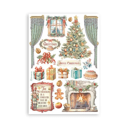 Stamperia - The Nutcracker Collection - Washi Pad - 8 Sheets