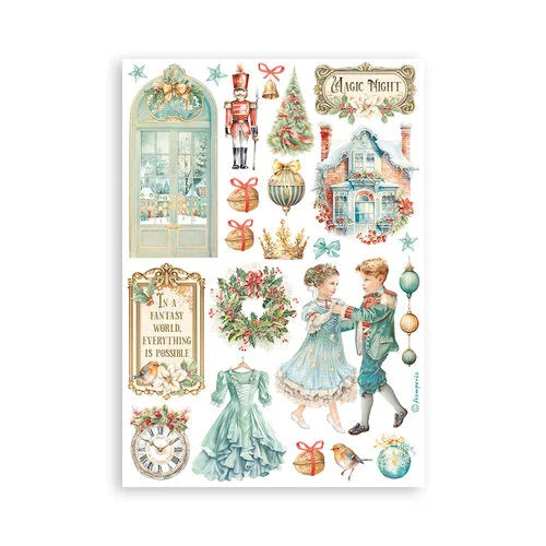 Stamperia - The Nutcracker Collection - Washi Pad - 8 Sheets