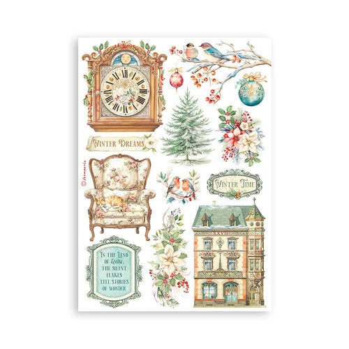 Stamperia - The Nutcracker Collection - Washi Pad - 8 Sheets