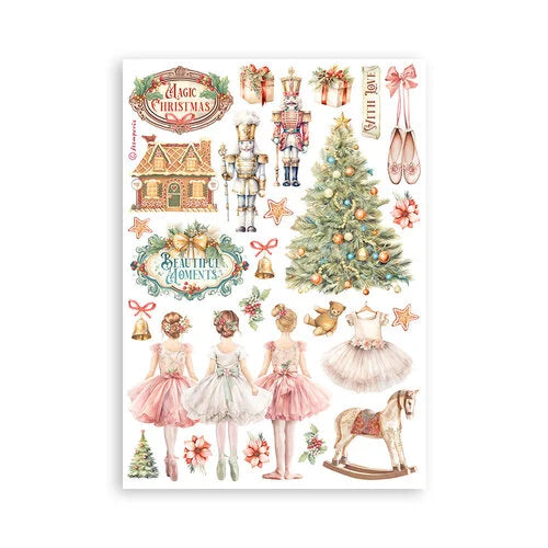 Stamperia - The Nutcracker Collection - Washi Pad - 8 Sheets