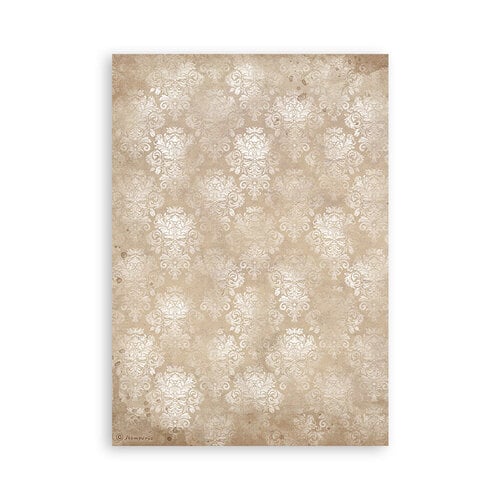 Stamperia - Golden Harmony Collection - Washi Pad - 8 Sheets