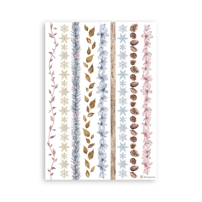 Stamperia - Dewdrops Collection - Washi Pad - 8 Sheets