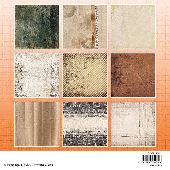 Studio Light - Paper Pad Vintage Papers Grunge Collection