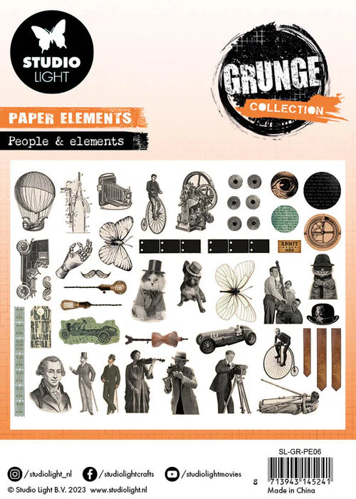 Studio Light - Paper Elements People & Elements Grunge Collection