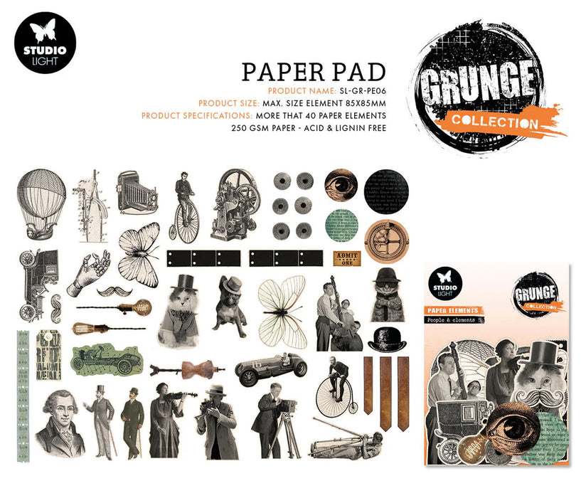 Studio Light - Paper Elements People & Elements Grunge Collection