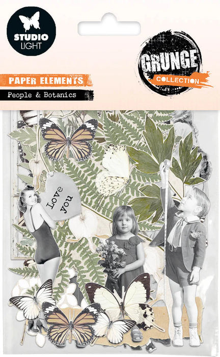 Studio Light - Paper Elements People & Botanics Grunge Collection