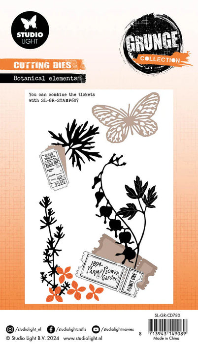 Studio Light - Cutting Die Botanical Elements Grunge Collection 13 PC