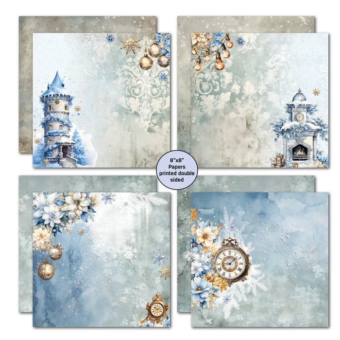 3Quarter Designs - Snowflake Season 8x8 Paper Pack