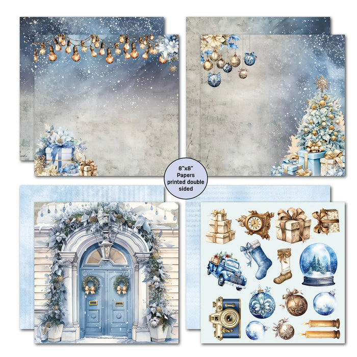 3Quarter Designs - Snowflake Season 8x8 Paper Pack