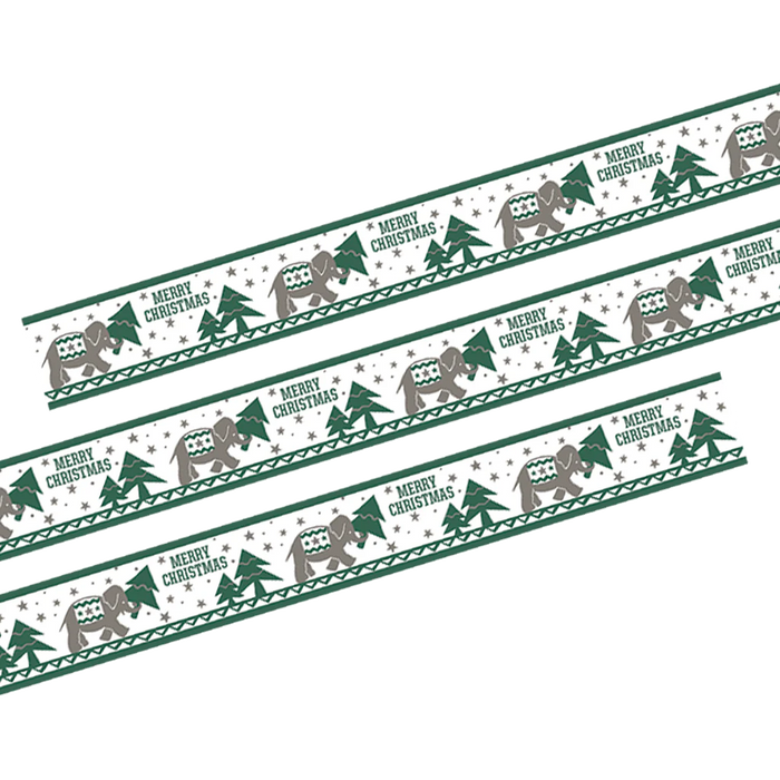 Laughing Elephant - Christmas Elephant - Decorative Tape