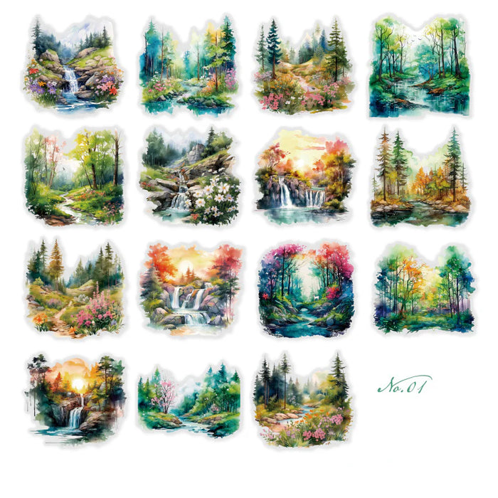 Twilight Forest Stickers