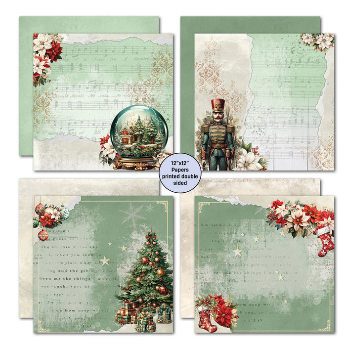 3Quarter Designs - XMAS Magic 12x12 Design Paper & Diecuts Set