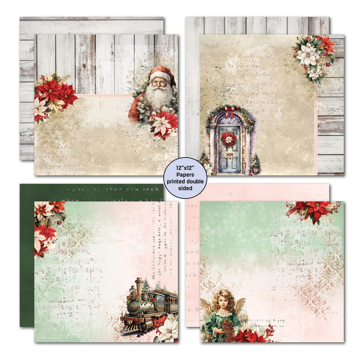 3Quarter Designs - XMAS Magic 12x12 Design Paper & Diecuts Set