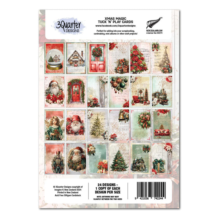 3Quarter Designs - XMAS Magic - Tuck N Play Cards