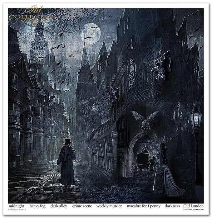 ITD Collection - Gothic Stories Scrapbooking Papers