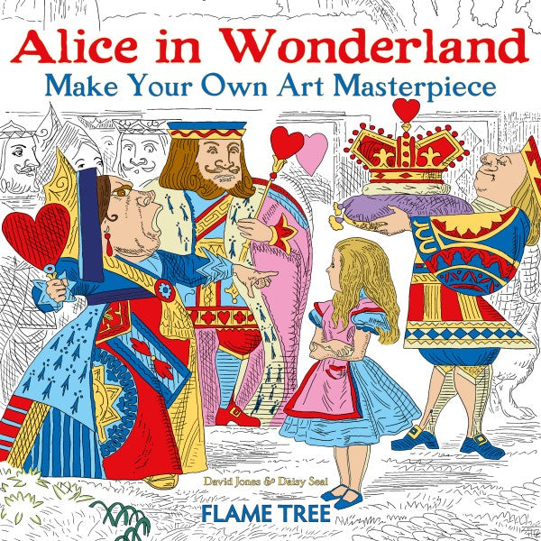 Flame Tree Publishing - Alice in Wonderland Make Your Own Art Masterpiece