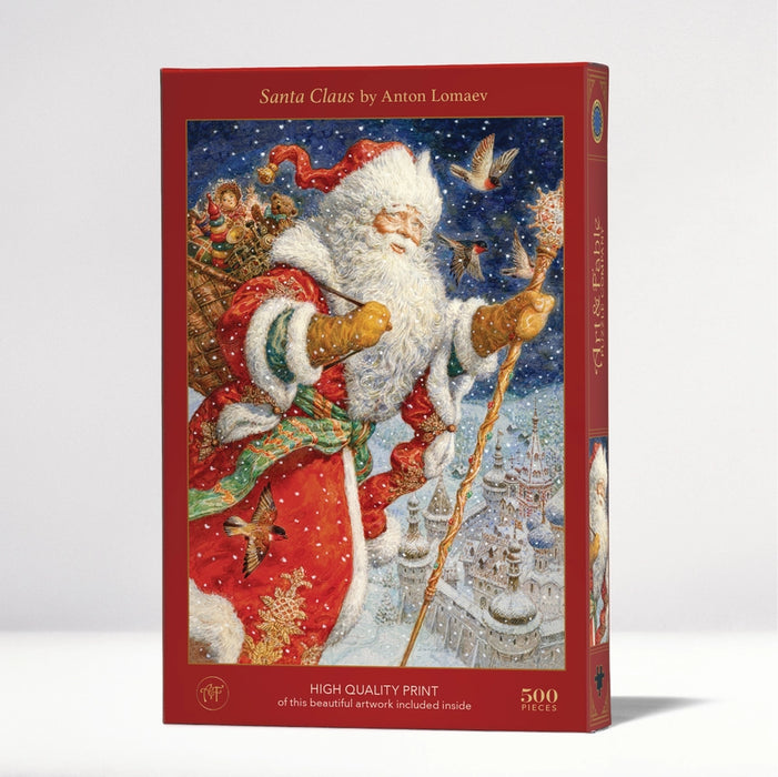 Art & Fable Puzzle Company - Santa Claus 500-pc Velvet-Touch Jigsaw Puzzle