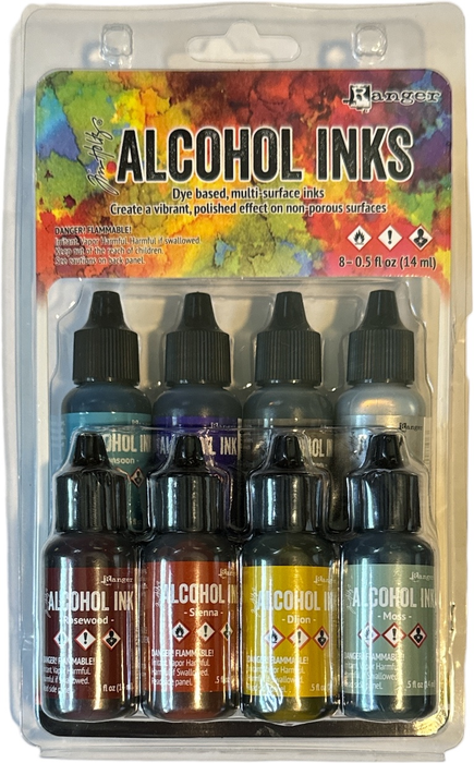 Ranger Ink - Tim Holtz - Alcohol Ink Earthtones Set