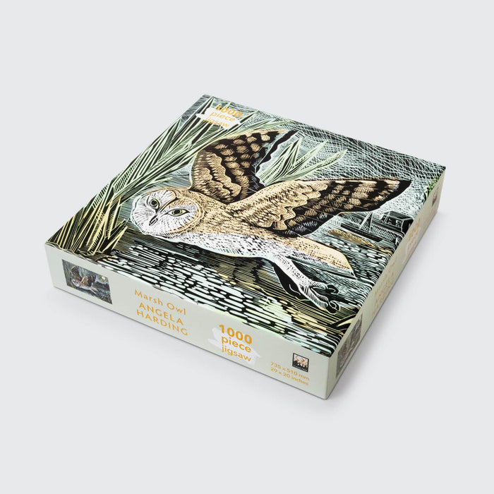 Angela Harding - Marsh Owl 1000 Piece Jigsaw Puzzle