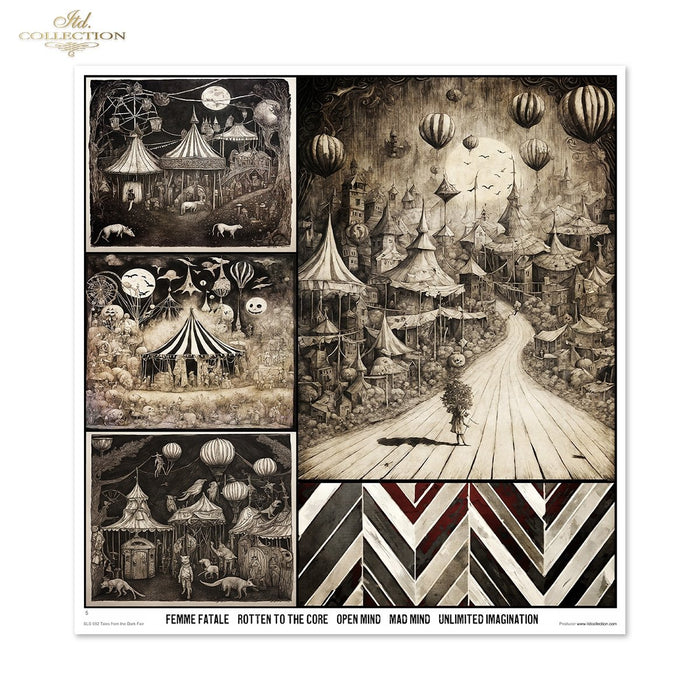 ITD Collection - Tales From The Dark Fair Scrapbooking Papers