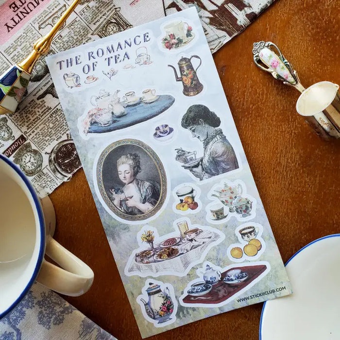 STICKII - The Romance of Tea Sticker Sheet