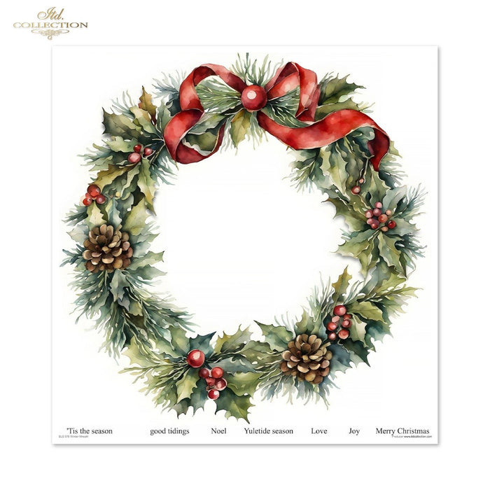 ITD Collection - Winter Wreath Scrapbooking Papers