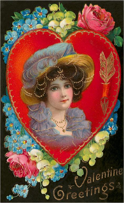 Found Image Press - Postcard - Valentine Greetings