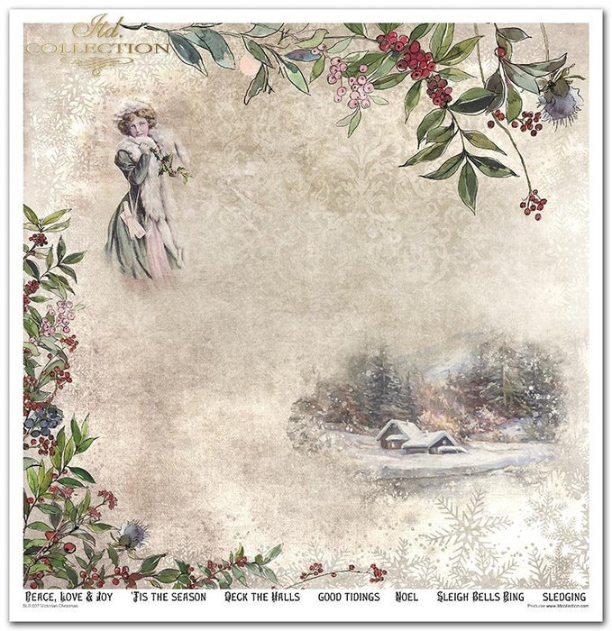 ITD Collection - Victorian Christmas Scrapbooking Papers